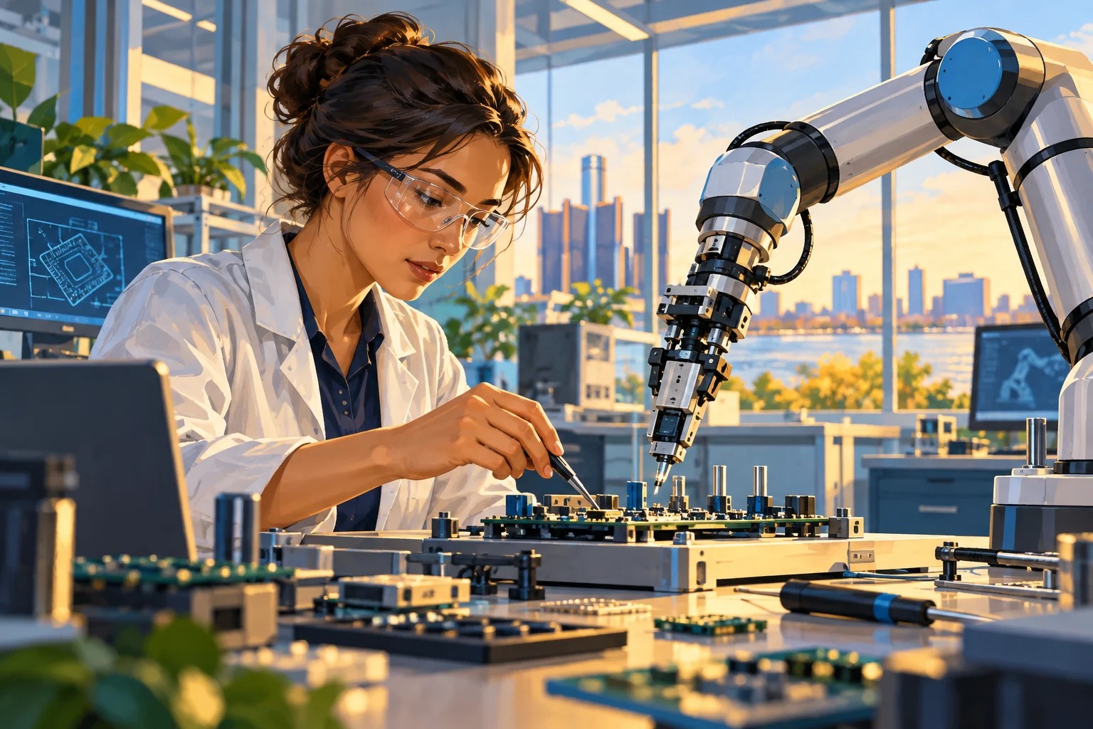 Editorial illustration for Michigan AI Workforce Plan Puts Skills in Focus
